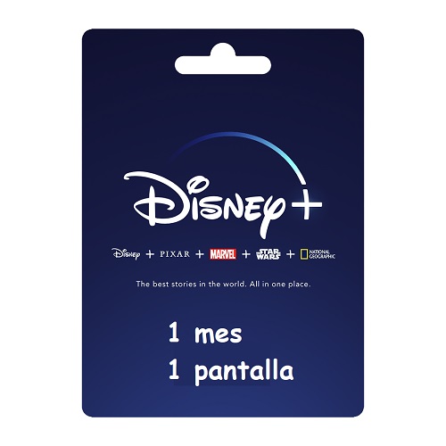 Disney Plus 1 Mes 1 pantalla