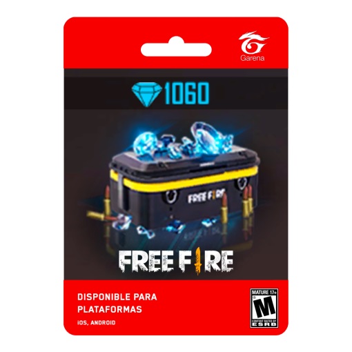 Free Fire 1060 diamantes
