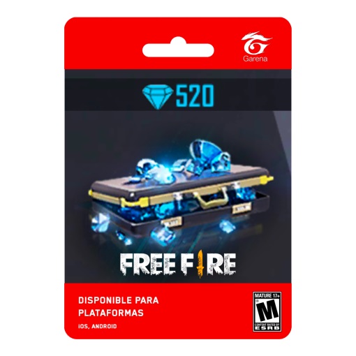 Free Fire 520 diamantes