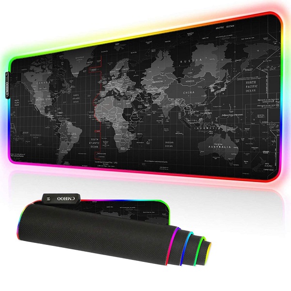 Mouse Pad Mapa Mundi XXXL RGB