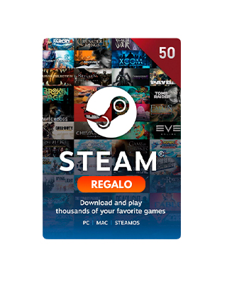 Saldo Steam 50 Regalo